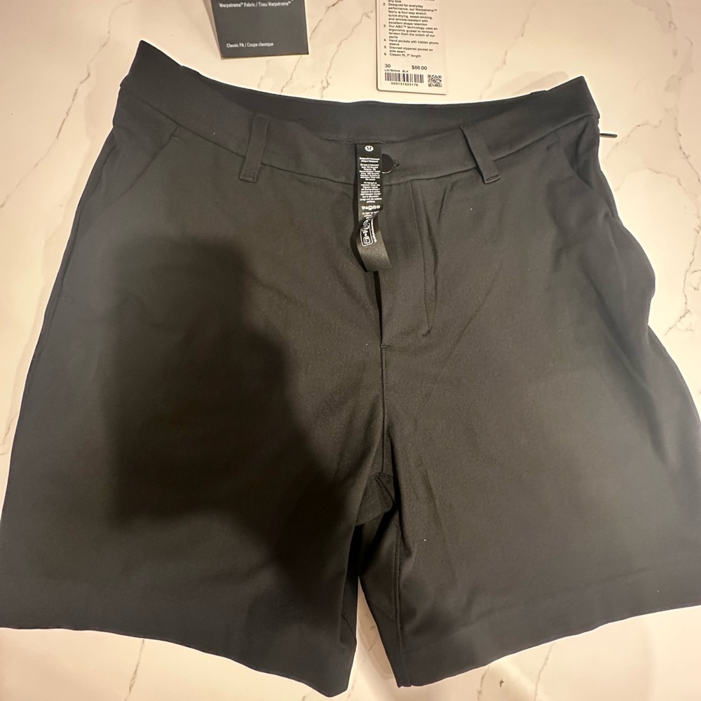 Lululemon Athletica Classic-Fit Black Shorts